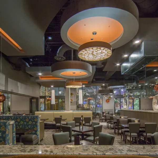 The interior of Twigs Bistro and Martini Bar 